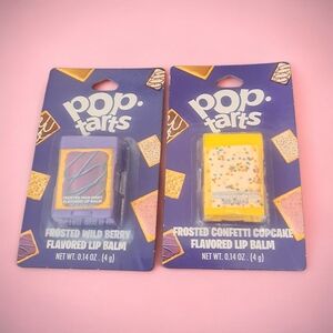 Pop-Tarts Lip Balm Duo Wild Berry & Confetti Cupcake New Sealed